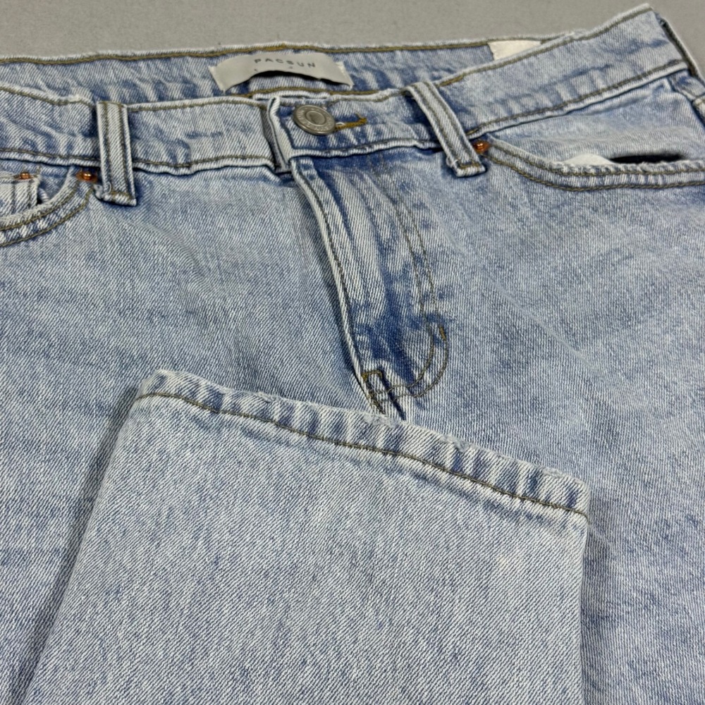 PacSun Slim Fit Light Wash Blue Denim Jeans Mens 30x32